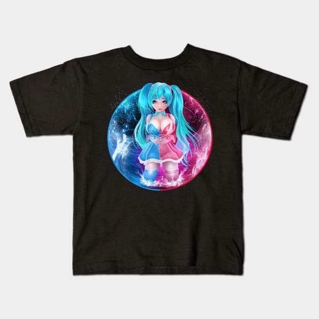 Nurse Miku Kids T-Shirt by poolboy